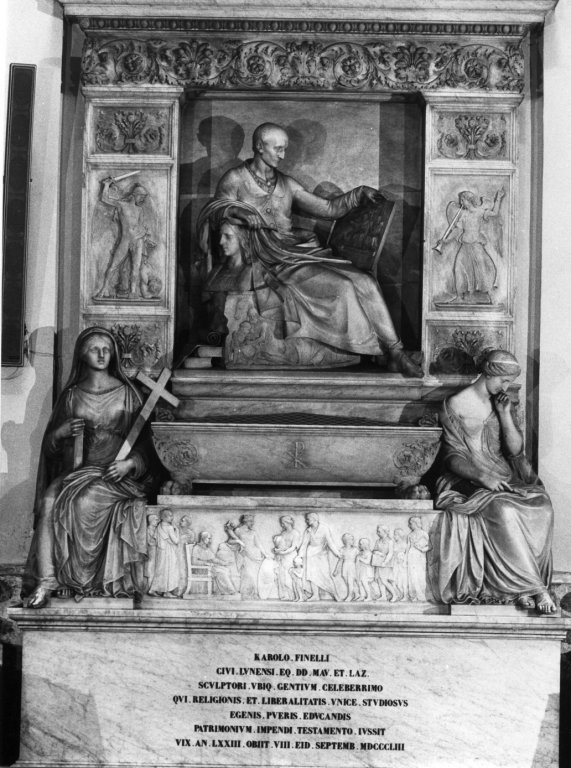 monumento funebre by Rinaldi Rinaldo (sec. XIX)